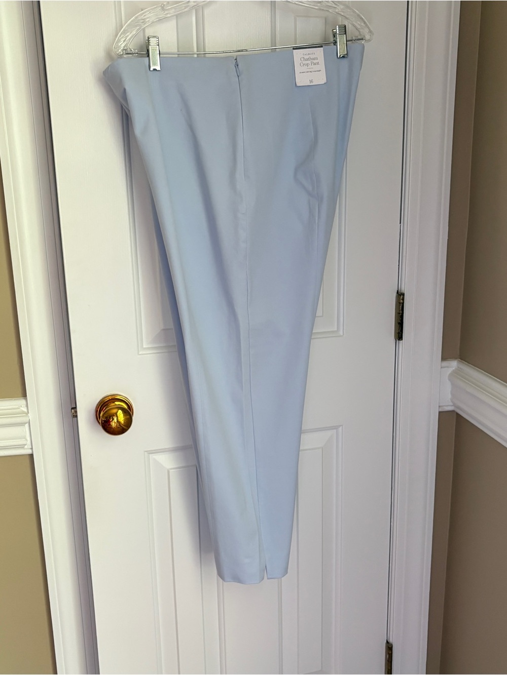 Talbots Light Blue Cropped Dress Pants